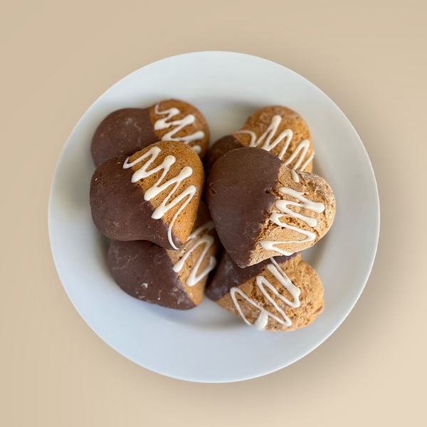 BOLACHA CORAÇÃO DE MEL C/ CHOC. 400G