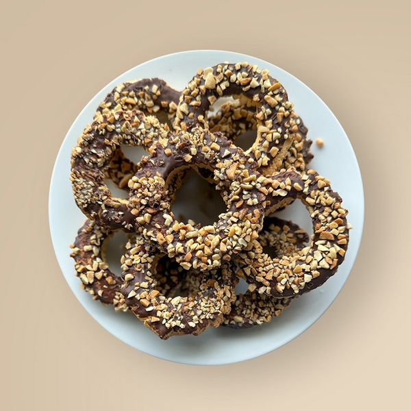 BOLACHA POLVILHO C/ CHOCOLATE E AMENDOIM 300G